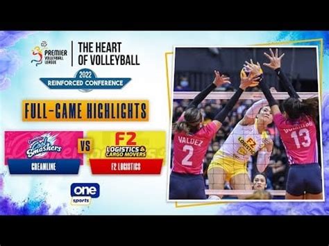 Creamline vs F2 Logistics | 2022 PVL Reinforced Conference | Game Highlights :: Women Volleybox