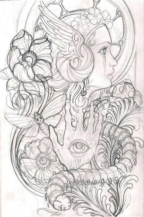 Sketch By Mojoncio On DeviantART In 2024 Sketches Tattoo Art