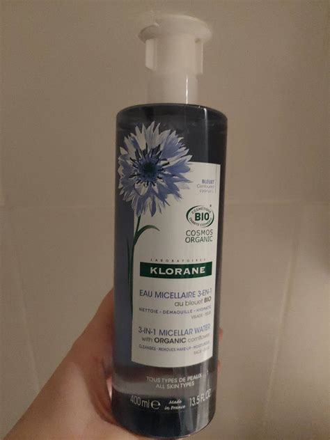 Composition KLORANE Eau Micellaire 3 En 1 Au Bleuet Bio UFC Que Choisir