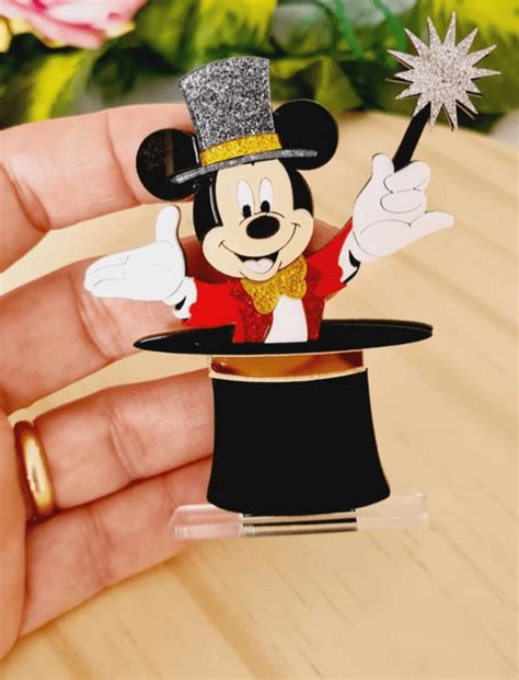 Aplique Mickey Na Cartola Disney Kiencanto Apliques De Luxo