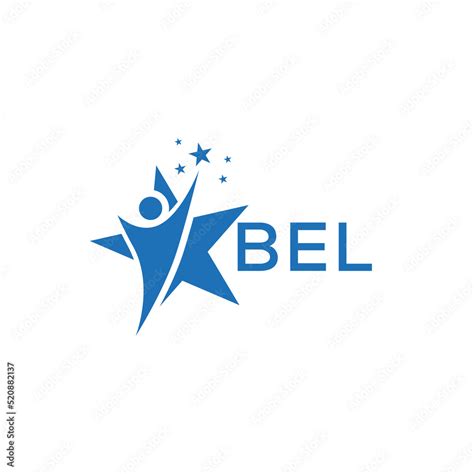 vecteur stock bel letter logo white background bel business finance