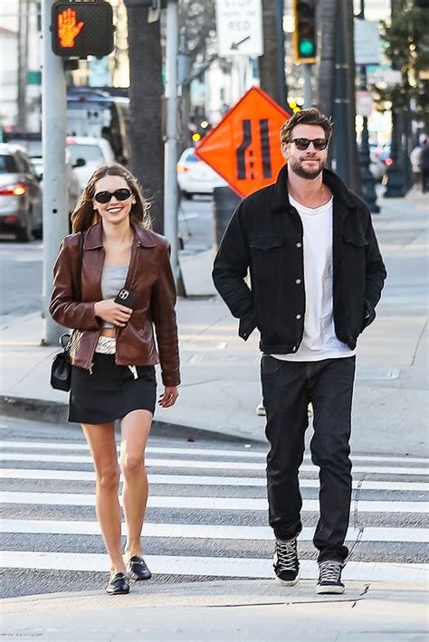 Liam Hemsworth & Girlfriend In Beverly Hills Shopping: Photos ...