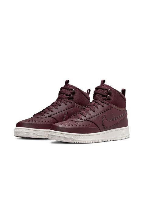 Nike Court Vision Mid Wntr Erkek Bordo Sneaker Fiyat Yorumlar Trendyol