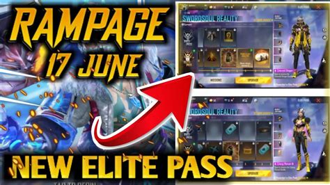 Free Fire New Elite Pass Free Fire June Elite Pass 2022 Free Fire