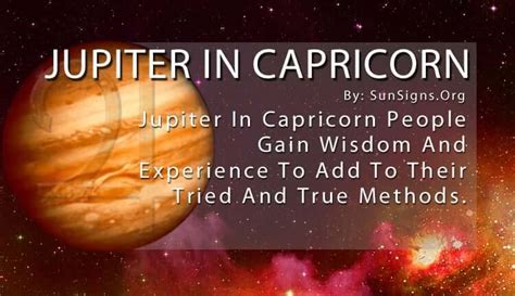 Jupiter In Capricorn | SunSigns.Org