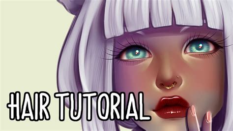 Hair Tutorial Paint Tool Sai YouTube