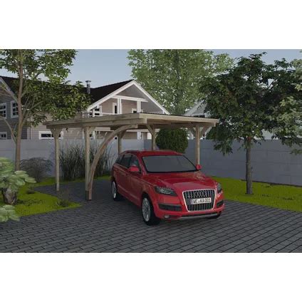 Weka Carport 606 A GR 1 Met Ronde Boog 268x389cm