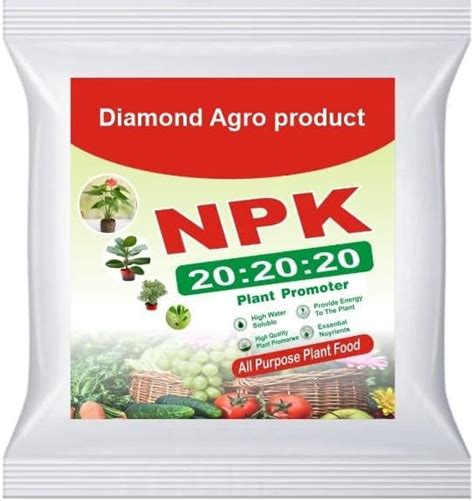 Diamond Agro Npk 20 Fertilizers For Plants Complete Plant Food Npk