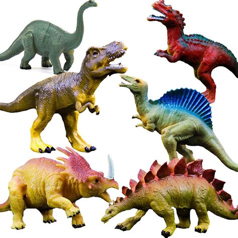 GuassLee OuMuaMua Realistische Dinosaurier Figur Spielzeug 6 Pack 7