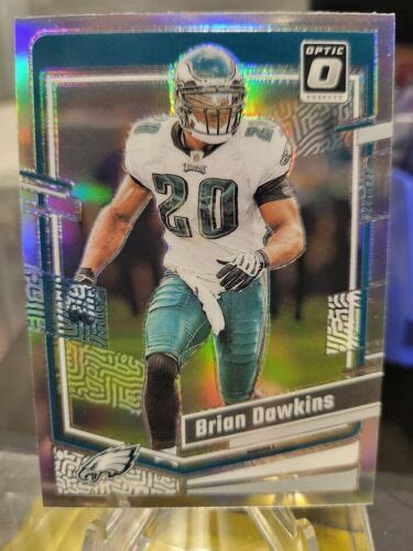 Brian Dawkins 2023 Panini Donruss Optic Football Silver Holo Prizm 154