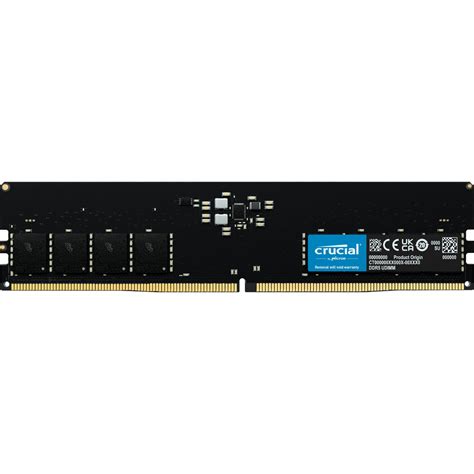 Crucial 8GB Desktop DDR5 5200 MHz UDIMM Memory Module