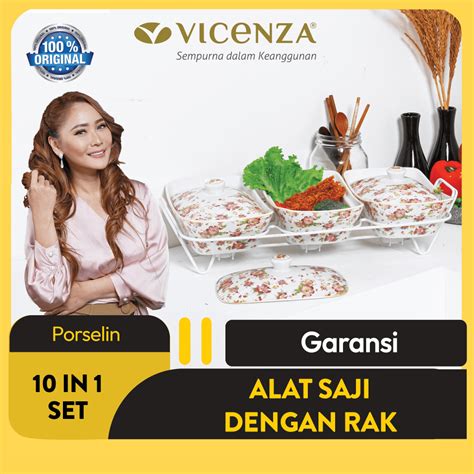 Jual Vicenza Casserole With Rack Wadah Saji Makanan Snack Ba751