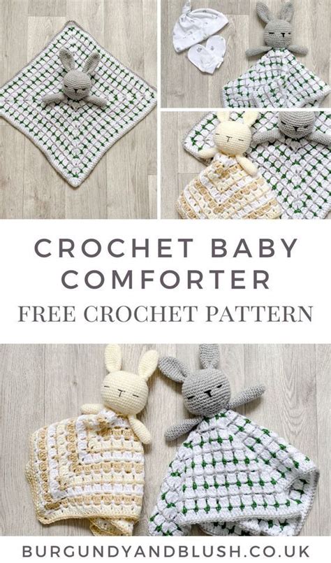 Crochet Bunny Lovey Pattern Burgundy And Blush In Crochet Baby