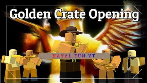 Tower Defense Simulator Opening 4 Golden Crate Roblox Youtube