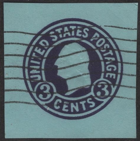 SC U439f 3 Washington Cut Square 1932 Used United States Postal