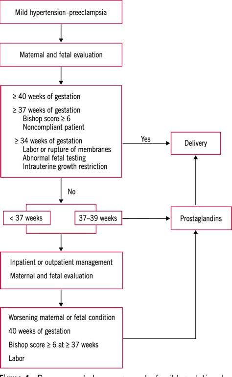 Figure 1 From Diagnosis And Management Of Gestational Hypertension And