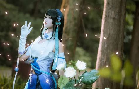 Wallpaper Trees Brunette Fairy Asian Cutie Fairy Cosplay Cosplay For Mobile And Desktop