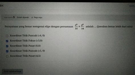 Software Persamaan Elips 2