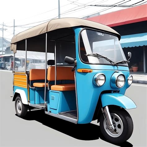 Premium Photo | Tuk Tuk Thai taxi Auto rickshaw Thailand transport Tuk ...