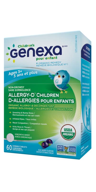 Buy Genexa Allergy-D Children at Well.ca | Free Shipping $35+ in Canada