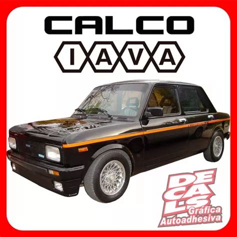 Calco Fiat 128 Iava Tv 1300 1 Color Juego Envío gratis