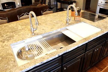 The Galley Sink Offers Options and Built-in Accessories\