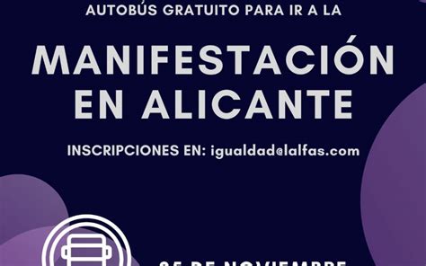 La concejalía de Igualdad te invita a participar en el acto central del