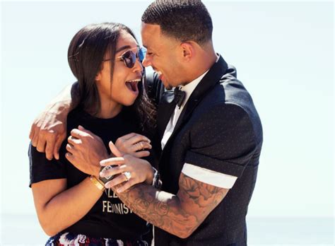 Steve Harveys Stepdaughter Lori Harvey And Fiance Memphis Depay Essence