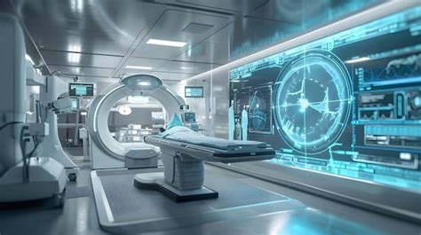 Premium Photo Futuristic Healthcare Transforming Patient Care Through