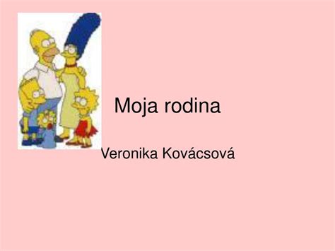 PPT - Moja rodina PowerPoint Presentation, free download - ID:5547516