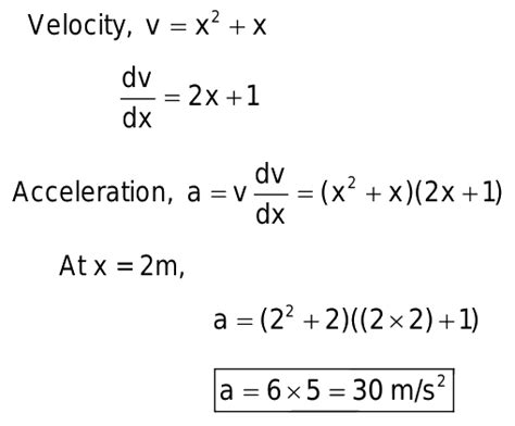 The Velocity Of A Particle Moving On The X Axis Is Given By V X X