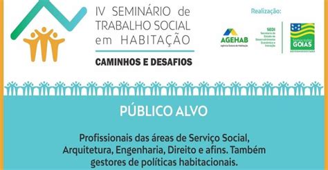 Seminário de Trabalho Social da Agehab já tem mais de 100 inscritos