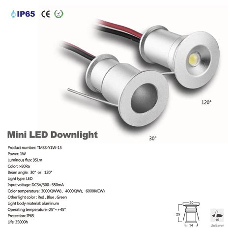 Compre Tecto Focos W Mini Led Spotlight Rodada Downlight Dc V Unput