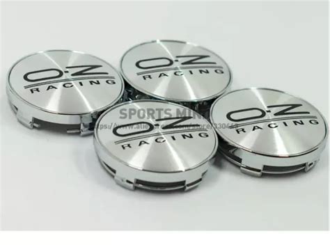 4X60MM OZ RACING Emblem Wheel Center Caps Hubcaps Rim Caps Badges