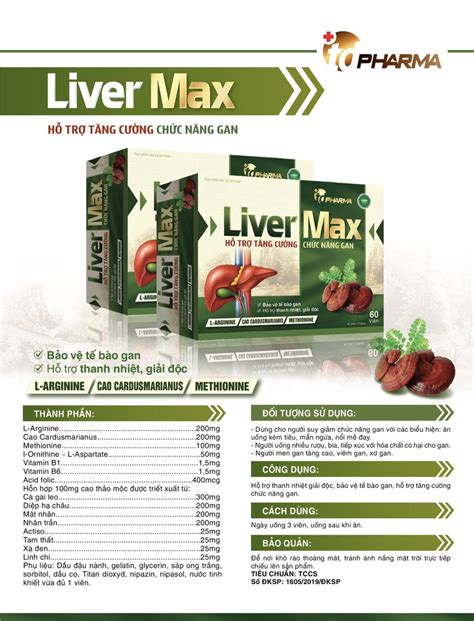 THUỐC LIVER MAX TĂNG CƯỜNG CHỨC NĂNG GAN