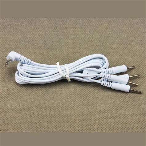 4 Heads For Electric Shock Sex Masturbation Toy Wire Electrical Stimulation Cable Patch Cord