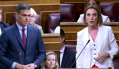 Rifirrafe entre Pedro Sánchez y Cuca Gamarra Paga incluso a Bildu