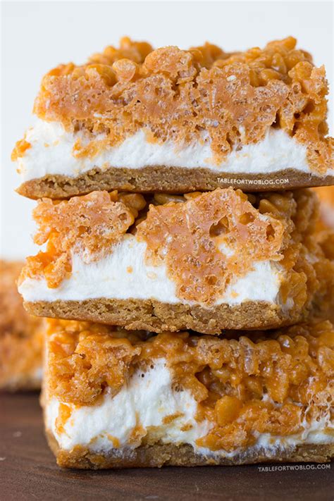 Butterscotch Fluffernutter Krispy Bars Recipe Desserts Food Yummy