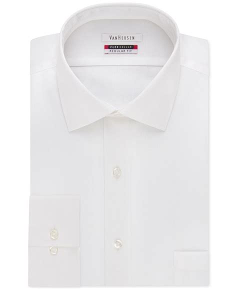 Van Heusen Big And Tall Classic Fit Flex Collar Solid Dress Shirt Macys