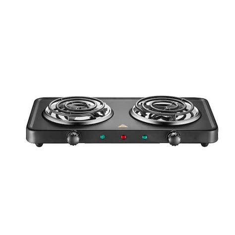Salton Black Burner In Portable Electric Cooktop Hot Plate HP The Home Depot