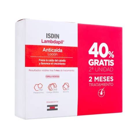 Isdin Lambdapil Loción Anticaída 40 Monodosis Comprar Online