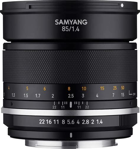 Samyang MF 85 Mm F1 4 MK2 Pour Nikon F AE Objectif Portrait Mise Au