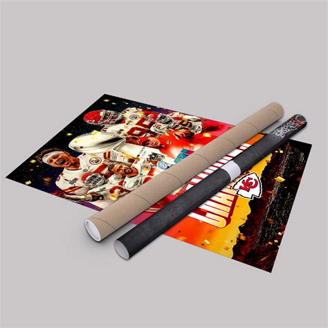 V1 Kansas City Chiefs Super Bowl Poster Canvas - Winx Merch