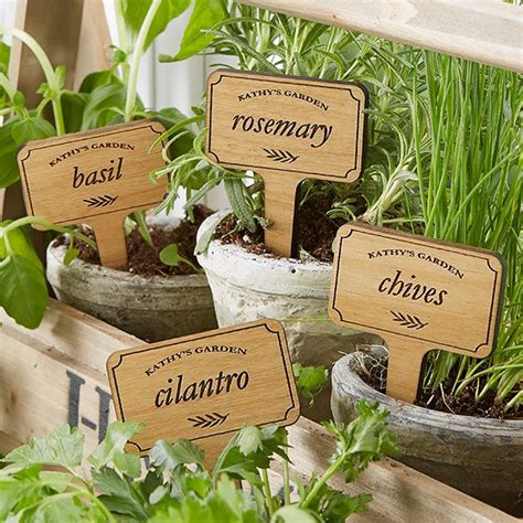 Custom Plant Markers - Herb Garden