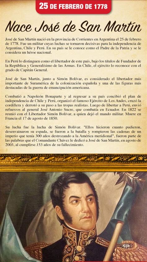 Natalicio del Libertador José de San Martín