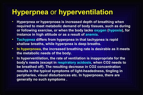 Hyperventilation Syndrome Ppt