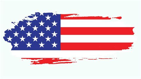 Faded Distressed American Flag Vector Vector Art At Vecteezy