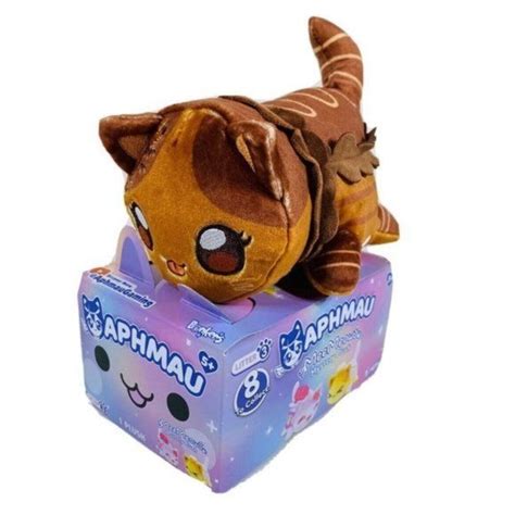 Aphmau Toys Aphmau Meemeows Plush Chocolate Cake Cat Pack Litter