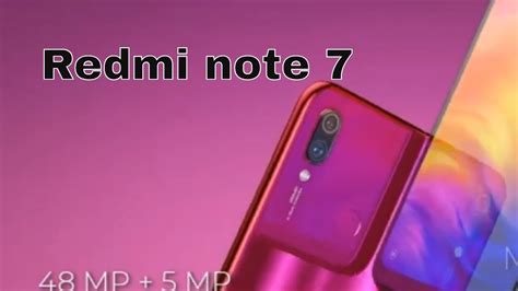 Redmi Note 7 48mp Camera Mobile Youtube