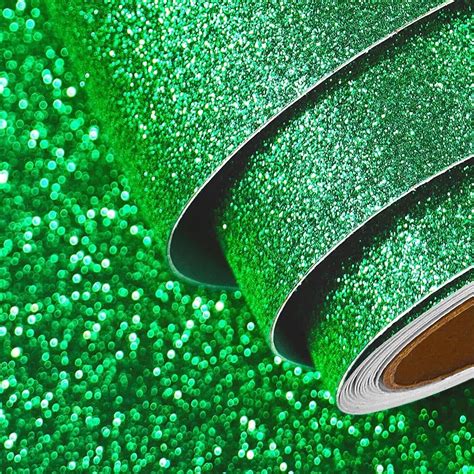 Emerald Green Glitter Background